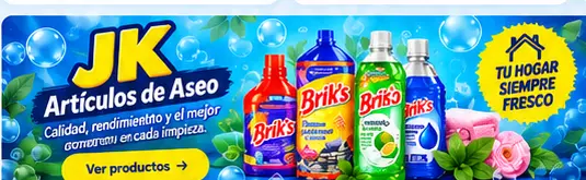 Promoción de artículos de aseo MJK