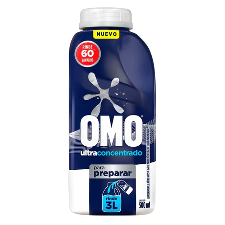 Omo Detergente Líquido para Diluir 500 ml