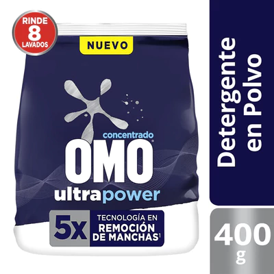 Omo Detergente en Polvo Matic Multiacción 400 Gramos